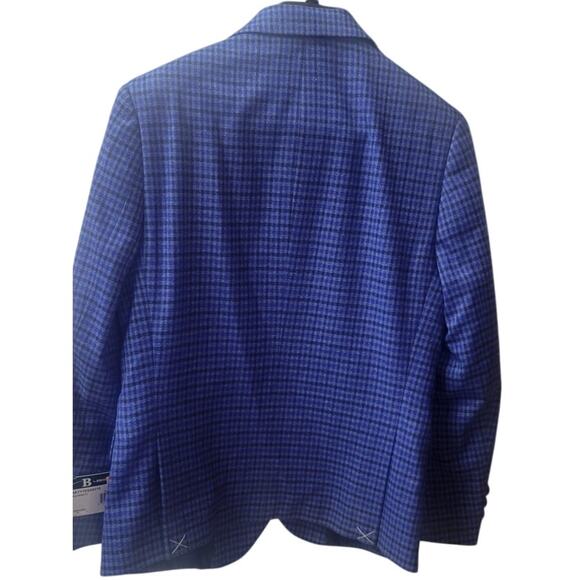 B By Brooks Brothers Big Boys Classic Fit Stretch Suit Jacket Size 20R 6052 - Picture 3 of 4